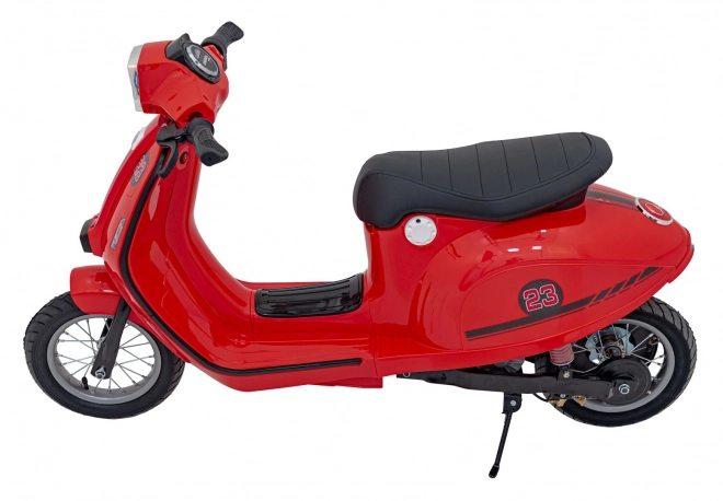 Dětský elektrický skútr Retro Červený 23