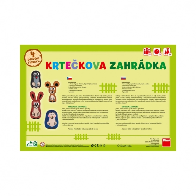 Dětská hra Krtečkova zahrádka
