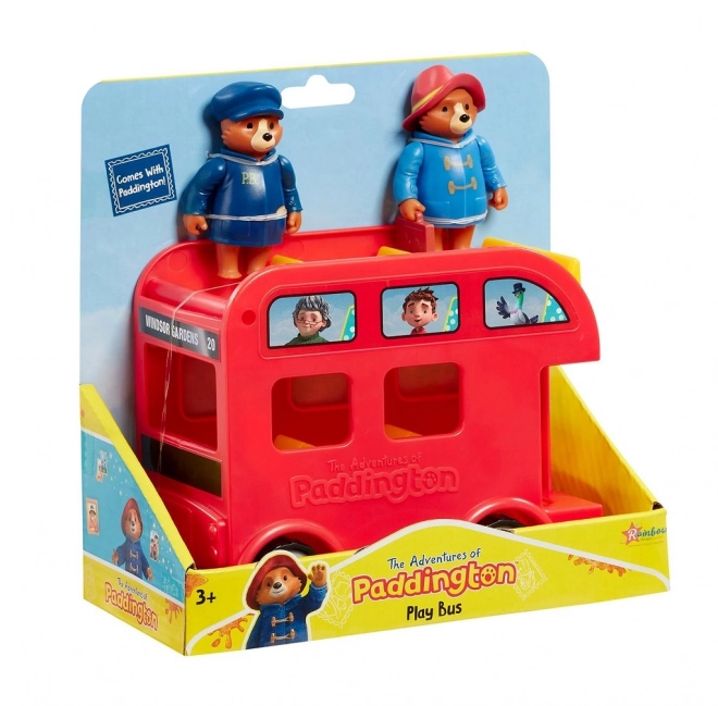 Hrací sada Paddington s červeným autobusem