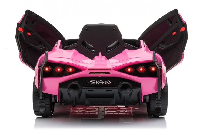 Lamborghini SIAN dětské auto na baterii s ovladačem – Růžové