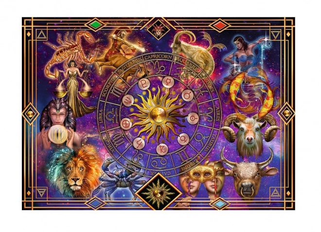 Puzzle spirálové Znamení zvěrokruhu 1040 dílků
