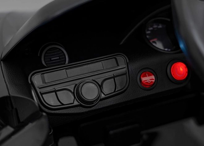 Elektrické autíčko Porsche 718 s MP4 audio panelem – Černé