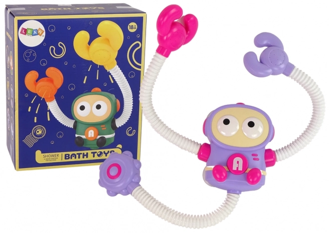 Hračka do koupele kosmonaut krab na baterie
