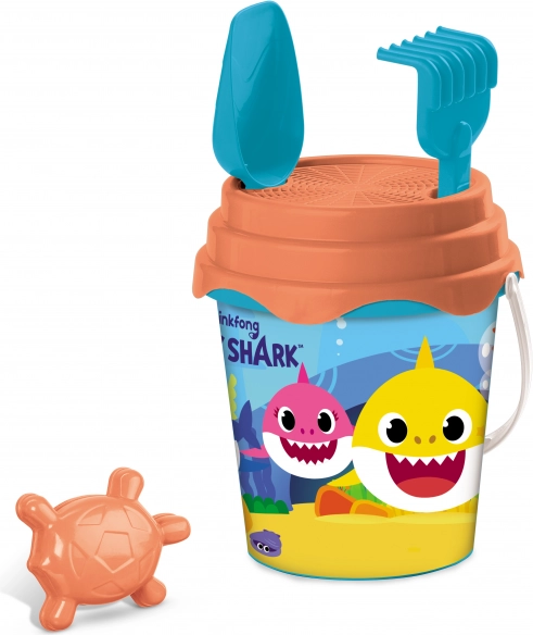 Kyblík s nářadím Baby Shark 17 cm
