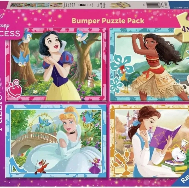 Ravensburger Disney princezny Puzzle 4x100 dílků