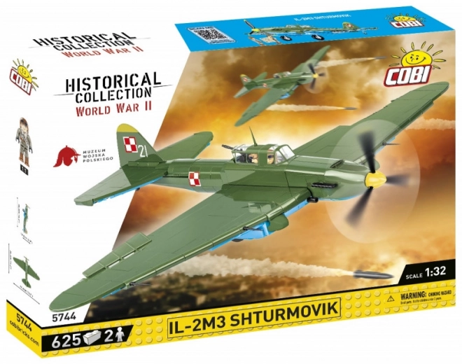 Historická kolekce WWI IL-2M3 Shturmovik 625 kostek