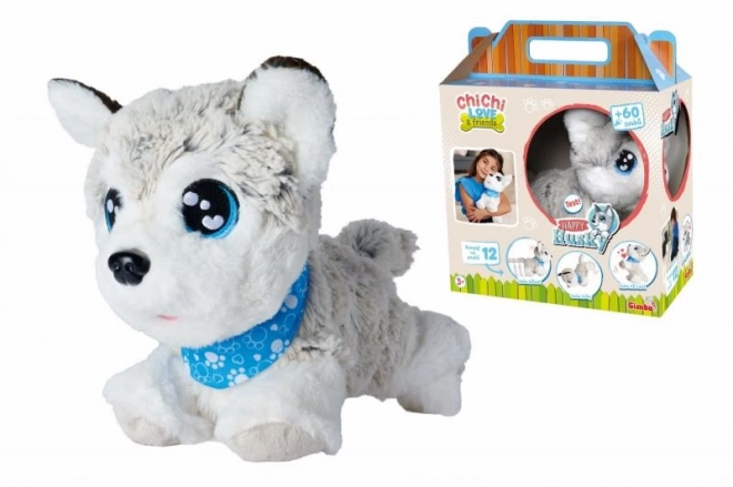 Interaktivní plyšový pes Happy Husky