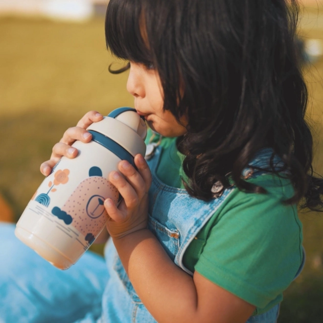 Tommee Tippee izolační hrnek s brčkem 266 ml šedý