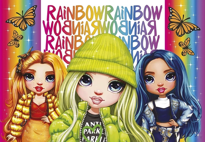 CLEMENTONI Brilliant puzzle Rainbow High: Poppy, Jade a Skyler 104 dílků