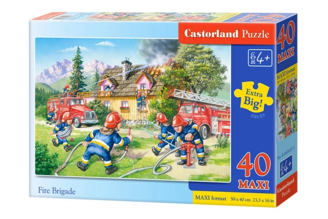 Puzzle Castorland Maxi 40 dílků – Hasiči