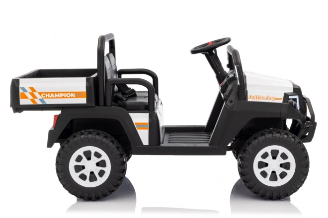 Bílý dětský pick-up Champion