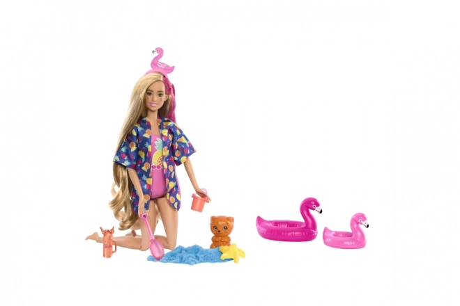 Panenka Barbie Pop Reveal Dárková sada Tropické smoothie