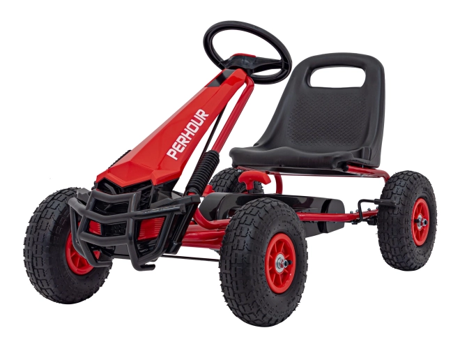 AIR PerHour Pedal Go-Kart – Červený