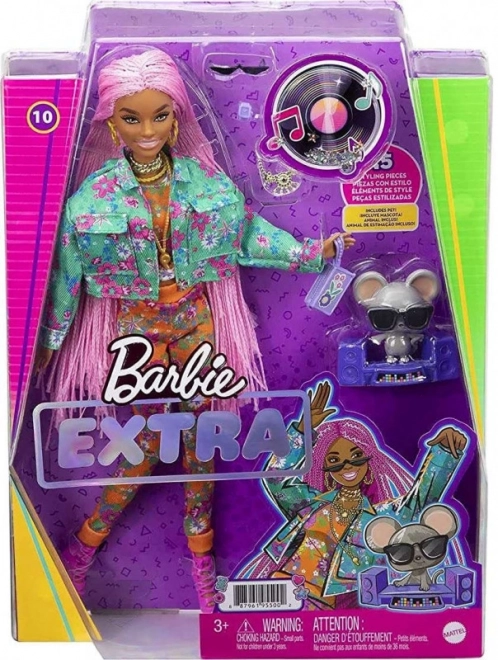 Barbie Extra - růžové copánky GXF09 51  TV 1.10.-31.12.