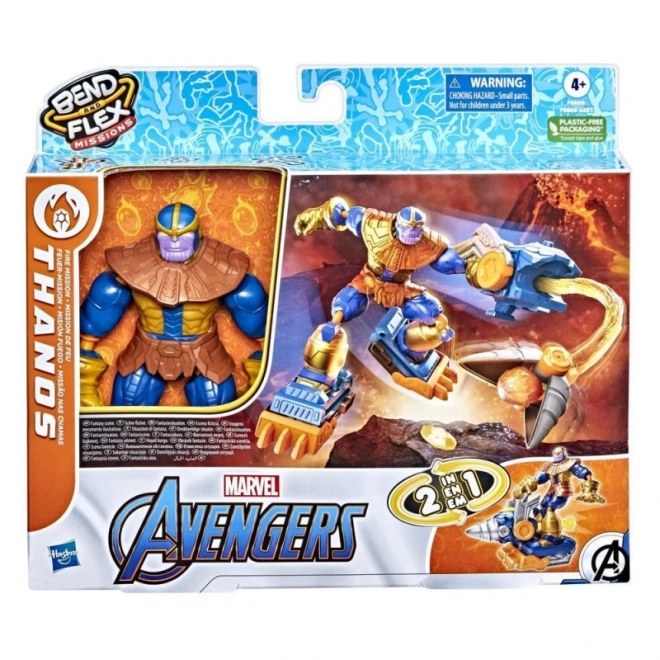 Avengers Bend and Flex Thanos Fire Mission figurka