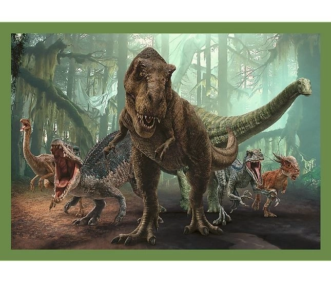 Puzzle 4v1 nebezpeční dinosauři Jurassic World