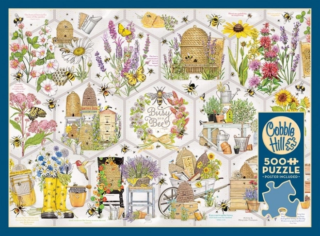 COBBLE HILL Puzzle Pilný jako včela 500 dílků
