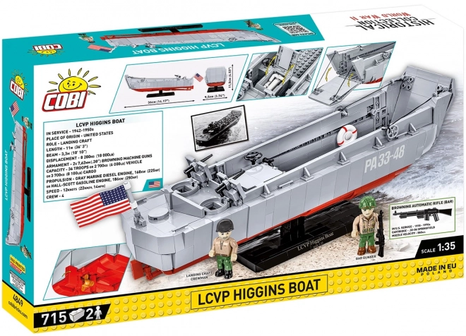 Historická sbírka LCVP Higgins Boat bricks