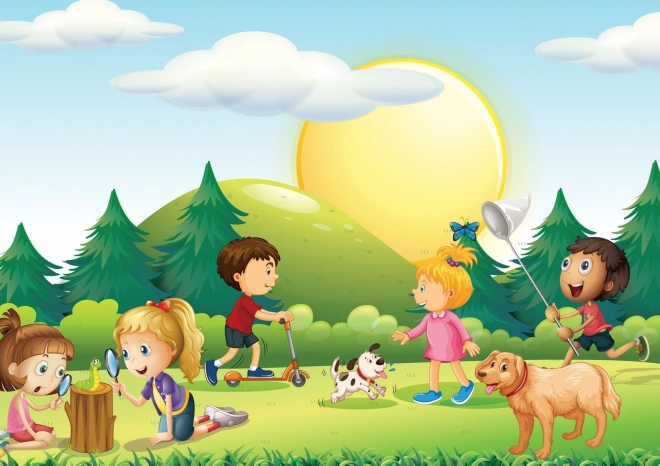 ART PUZZLE Puzzle Čas na hraní 35+60 dílků