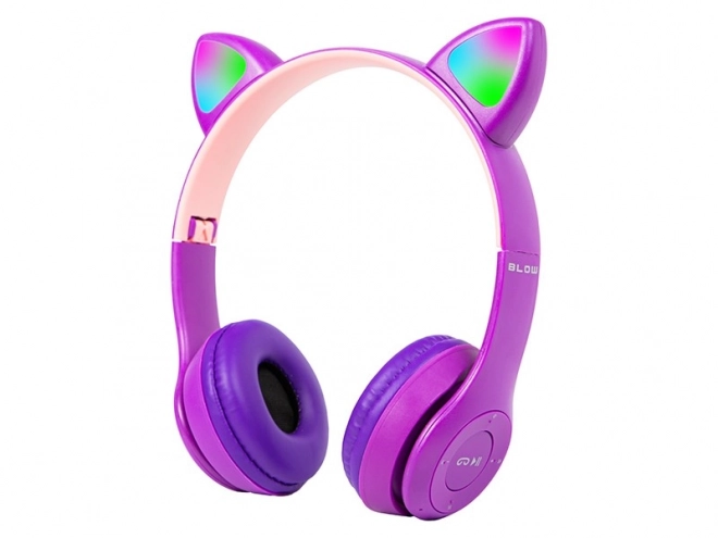 Bezdrátová sluchátka Bluetooth LED pro děti