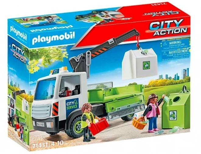 Kamion s kontejnery na sklo City Action 71431