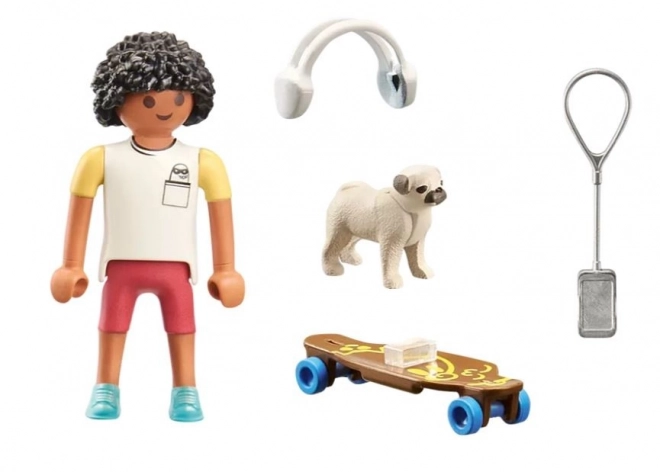 Sada figurek Playmobil: Chlapec se psem