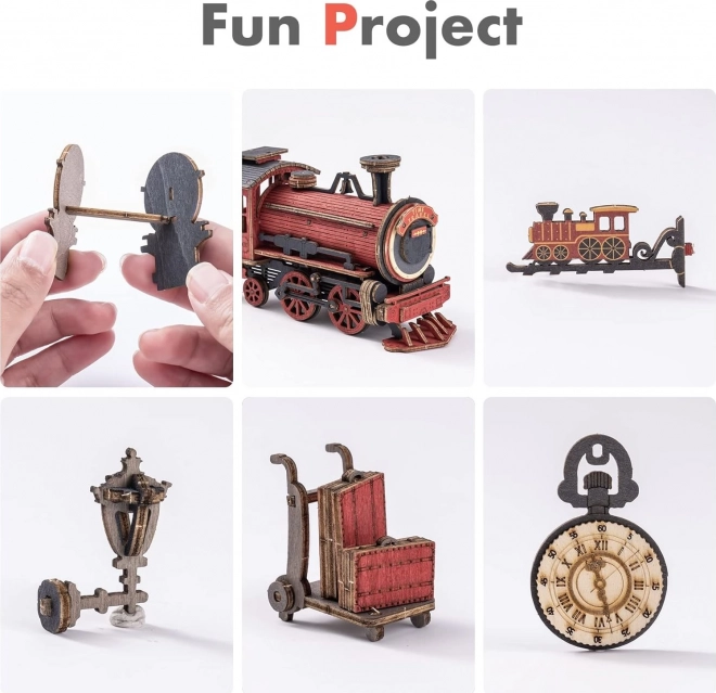 RoboTime miniatura domečku Kouzelné nádraží