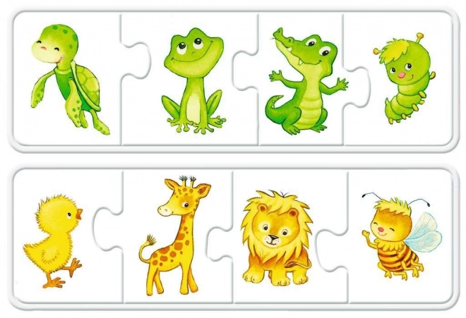 Moje první puzzle Barevná zvířátka