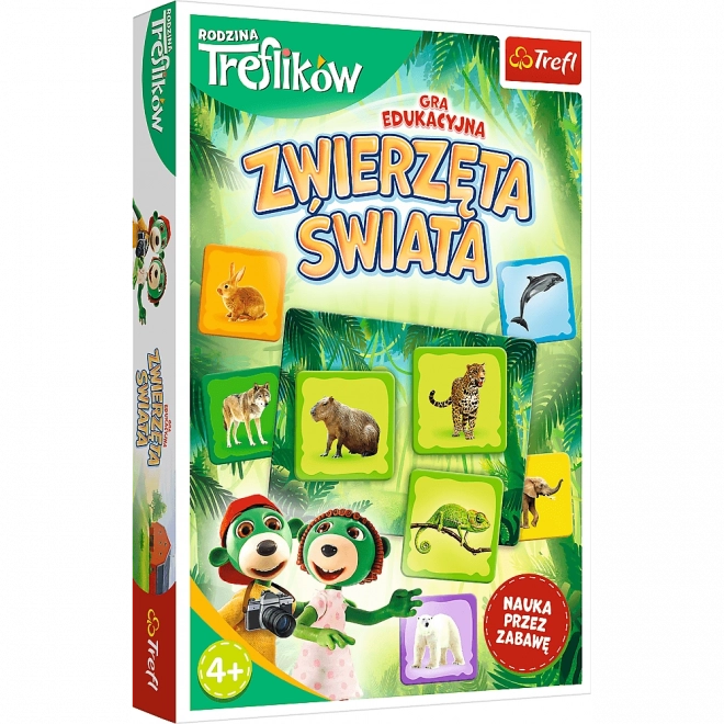 Zvířata světa – RODINA TREFLÍKŮ edukativní hra pro děti od 4 let