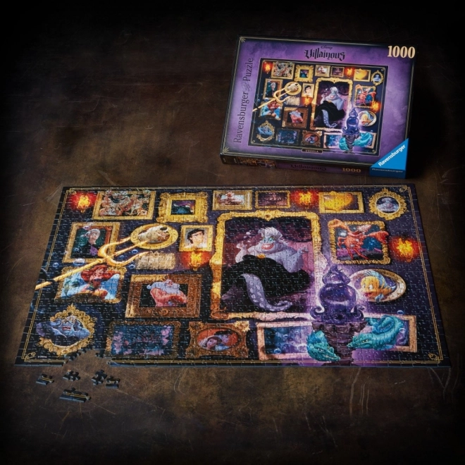 RAVENSBURGER Puzzle Disney Villainous: Uršula 1000 dílků