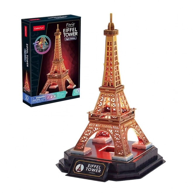 3D puzzle Eiffelova věž (noční verze)
