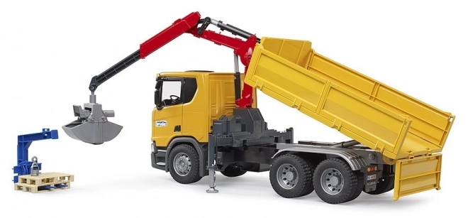 Nákladní auto Scania s ramenem
