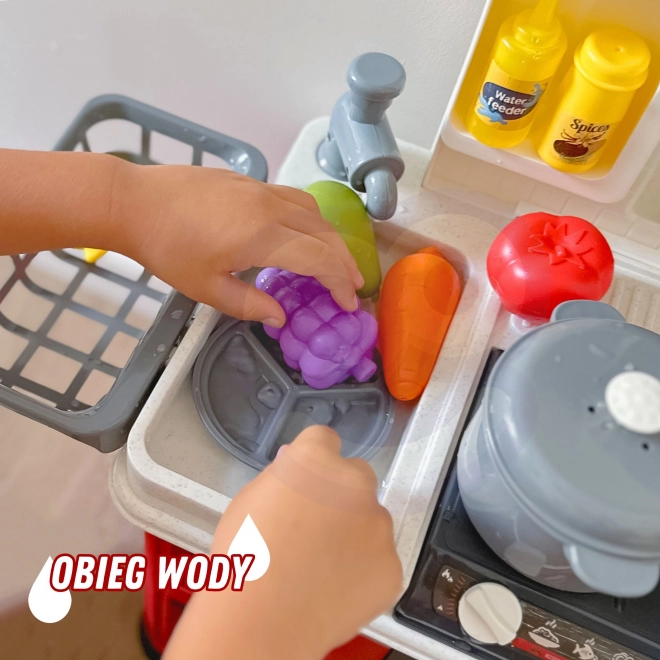Woopie interaktivní kuchyňka XL s vodní párou a kohoutkem s vodou