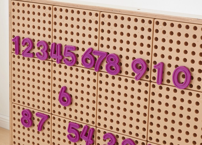 Sada čísel a symbolů pro výuku matematiky a počítání pro panely STEM