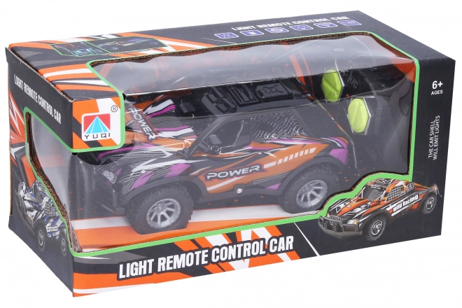 Auto na dálkové ovládání s LED efekty 17,5 cm
