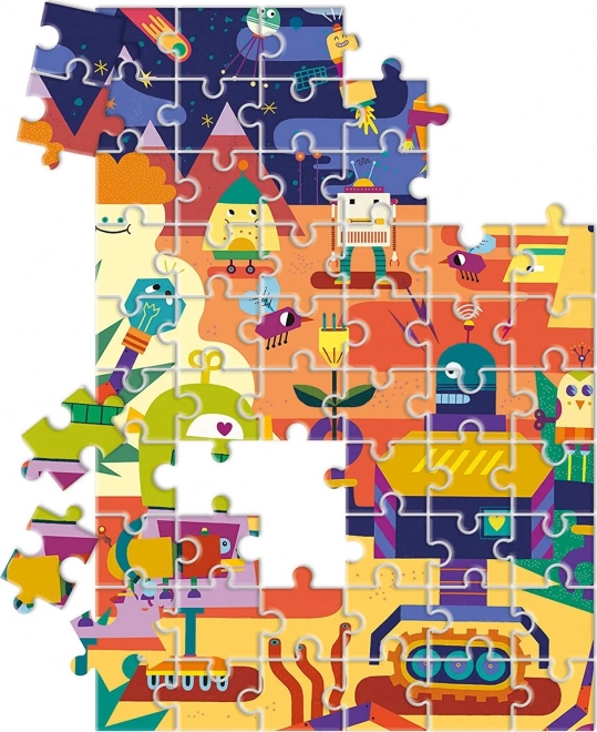 Puzzle 60 prvků - Robot