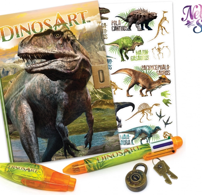 DinosArt zápisník se zámkem