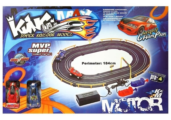 Autodráha 184 cm Cars Controller King