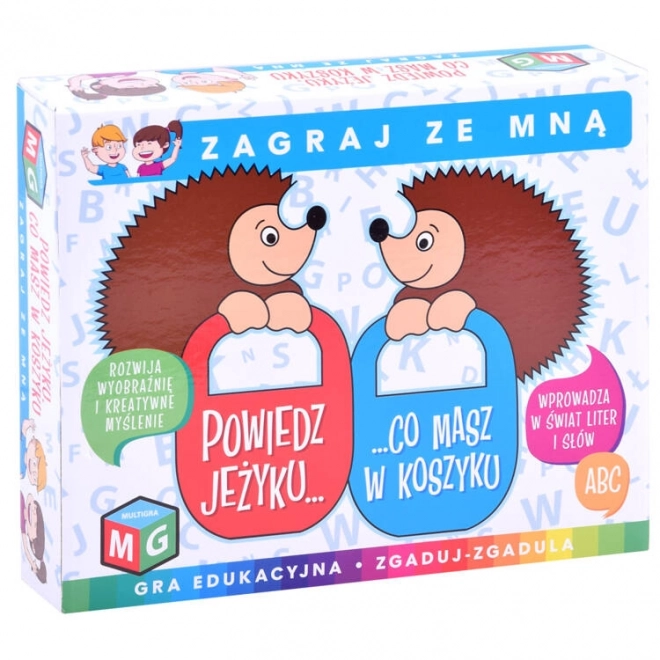 Vzdělávací hra Řekni ježkovi hádanky GR0393