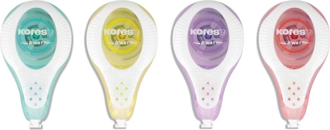 KORES Korekční strojek 2 Way Pastel 4,2mm 1ks (mix)