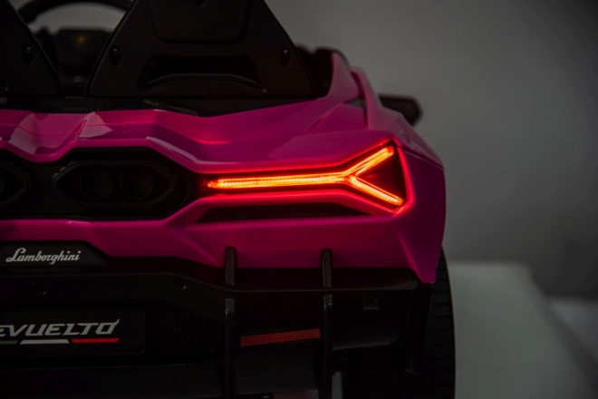 Růžový děti elektrické auto Lamborghini Revuelto XL