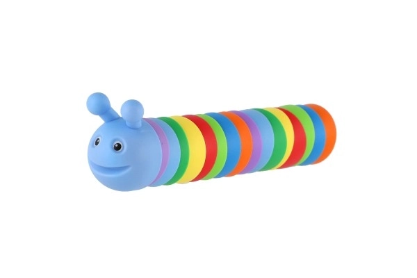 Ohebná barevná housenka pro děti