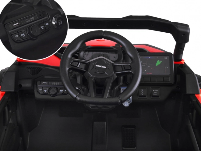 Kinderauto op batterijen Buggy 4x4 800W – Červená