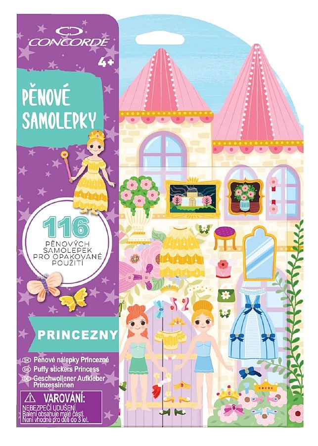 Levně Pěnové samolepky CONCORDE Princezny