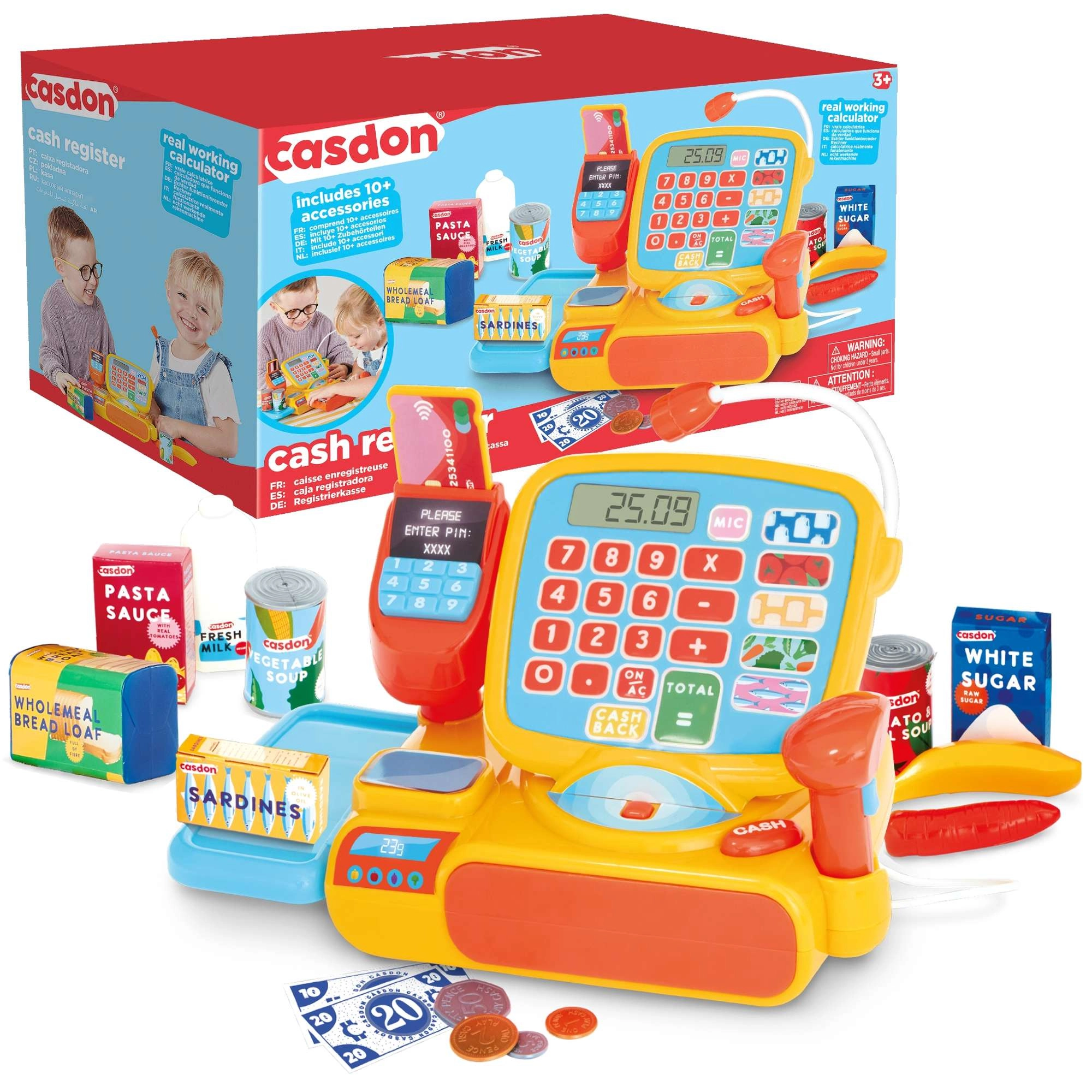 Dětská pokladna s doplňky CASDON