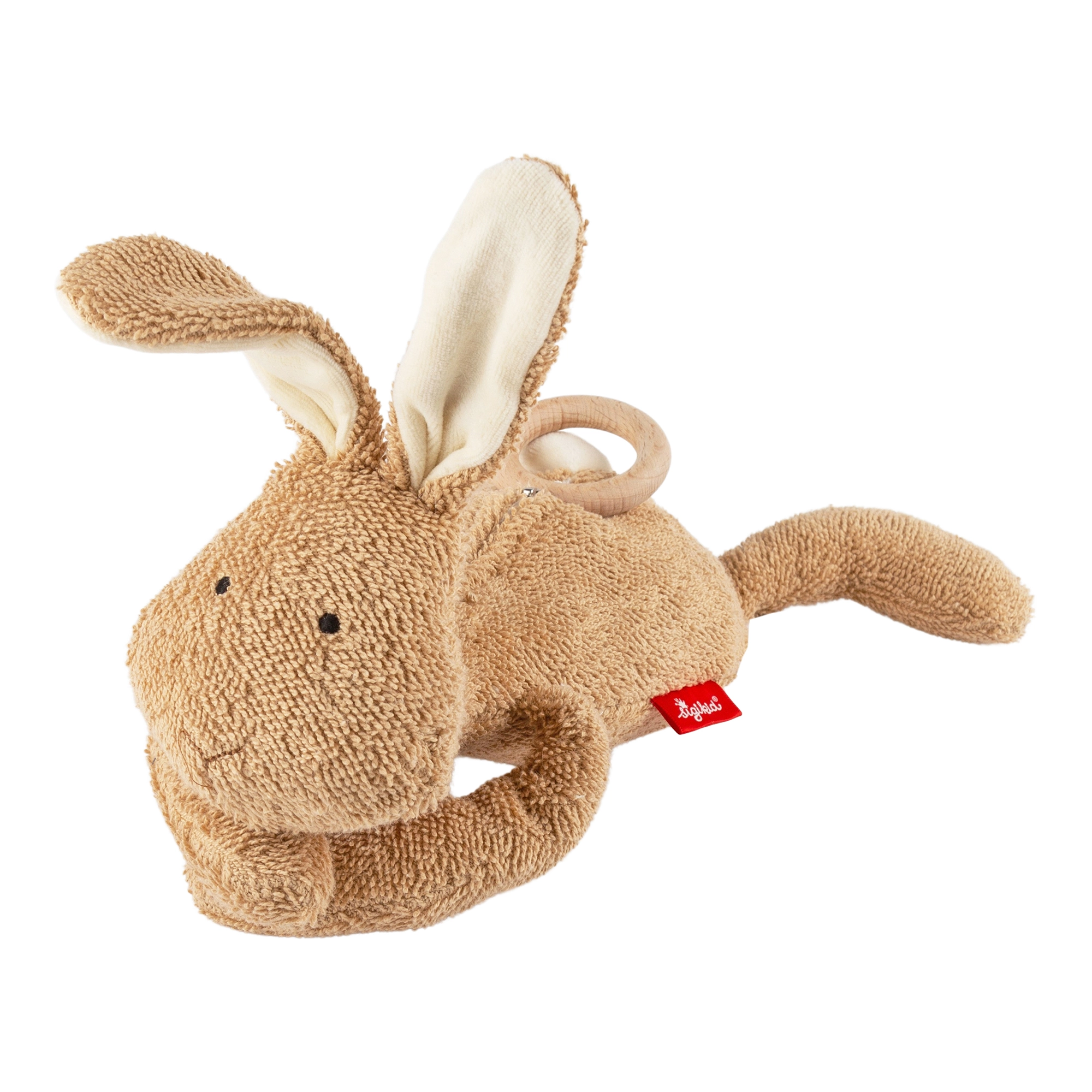 Levně Sigikid mamilodie těhotenský plyšový králíček s hracím strojkem 36 cm