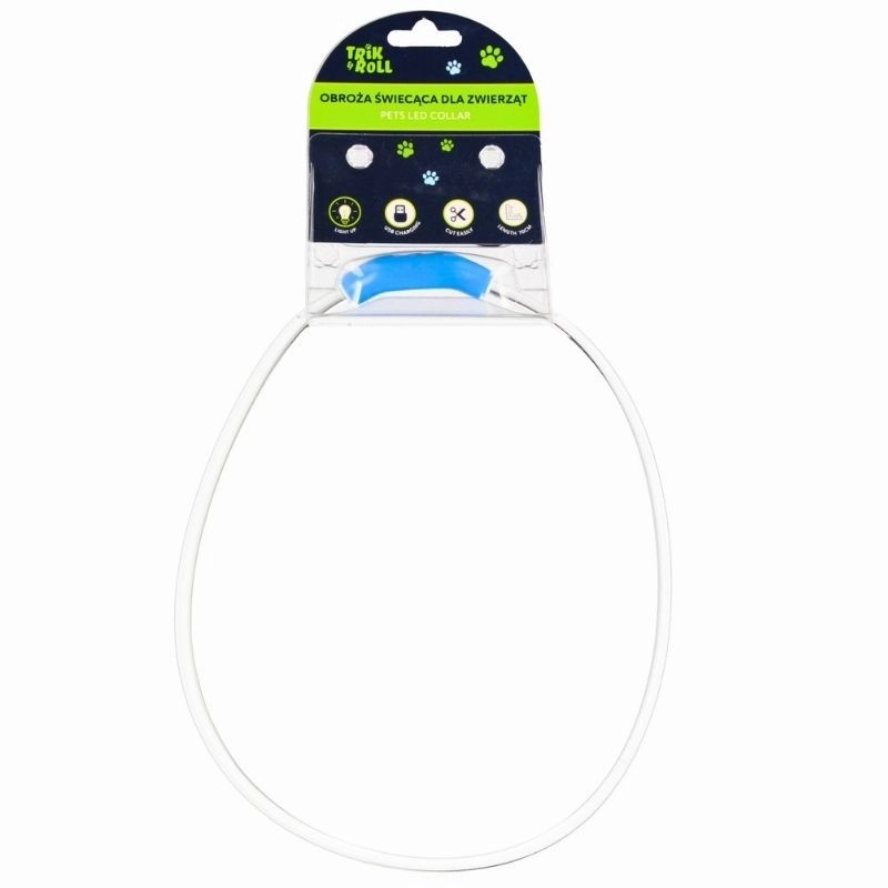 Svítící LED USB obojek pro psa a kočku