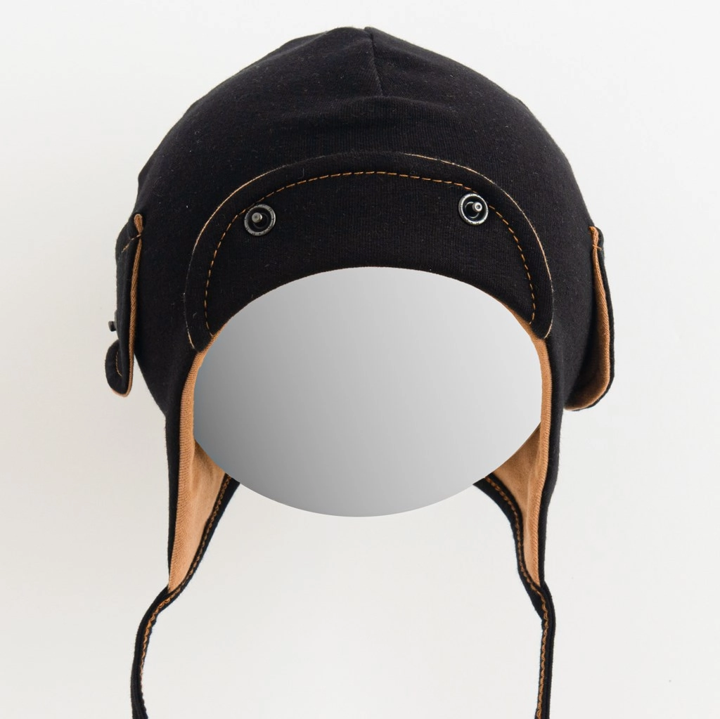 Jarní kojenecká čepička NEW BABY Special One černá