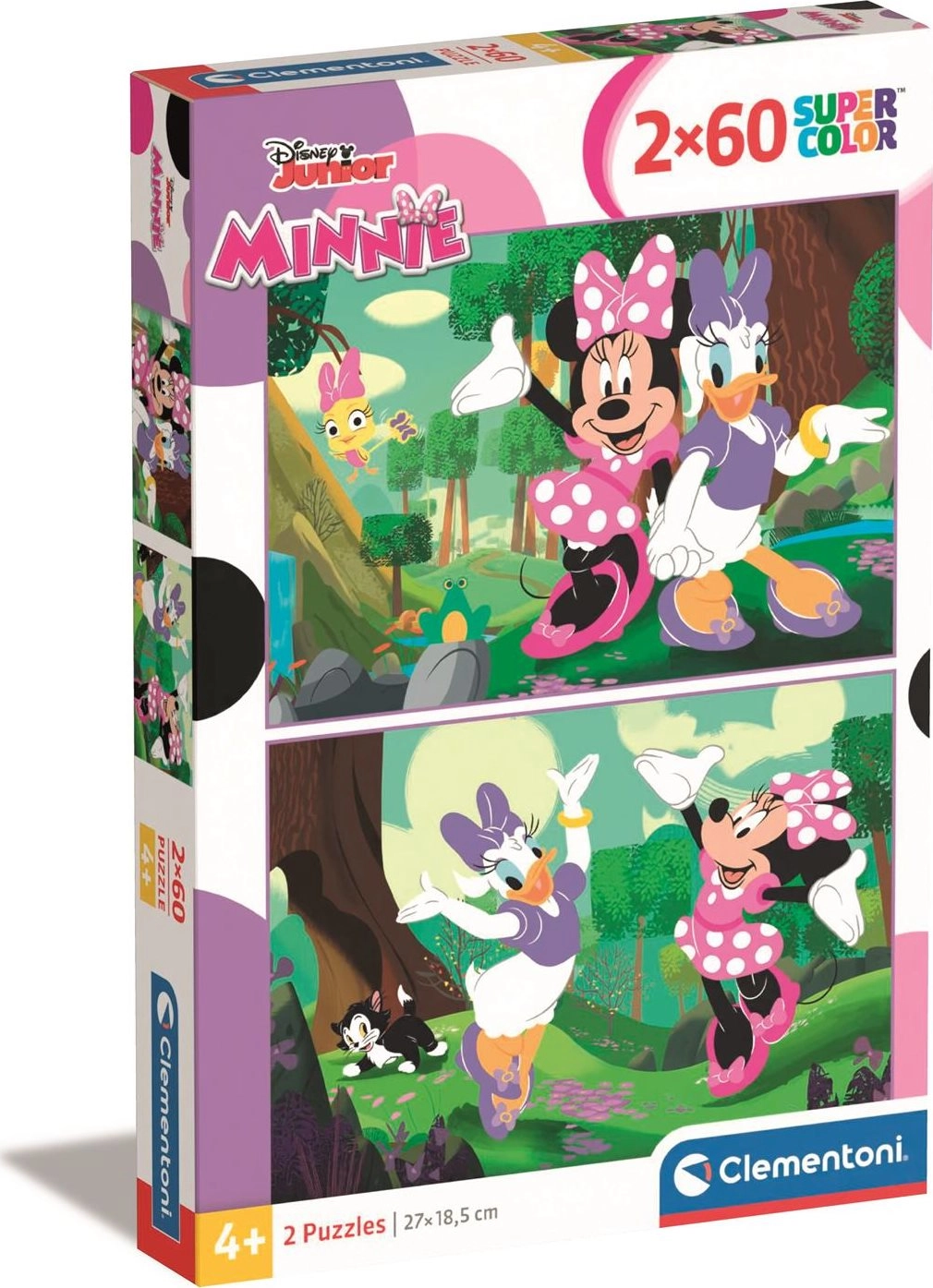 Clementoni - Puzzle 2x60 Disney Minnie