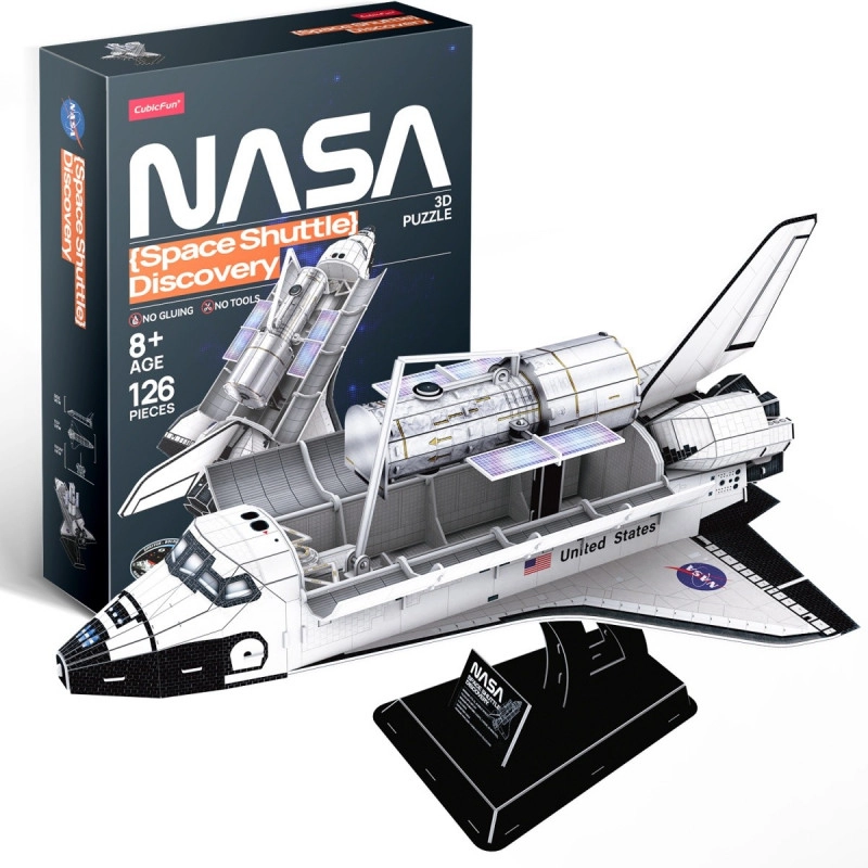 Levně 3D puzzle Space Shuttle Discovery – 127 dílků